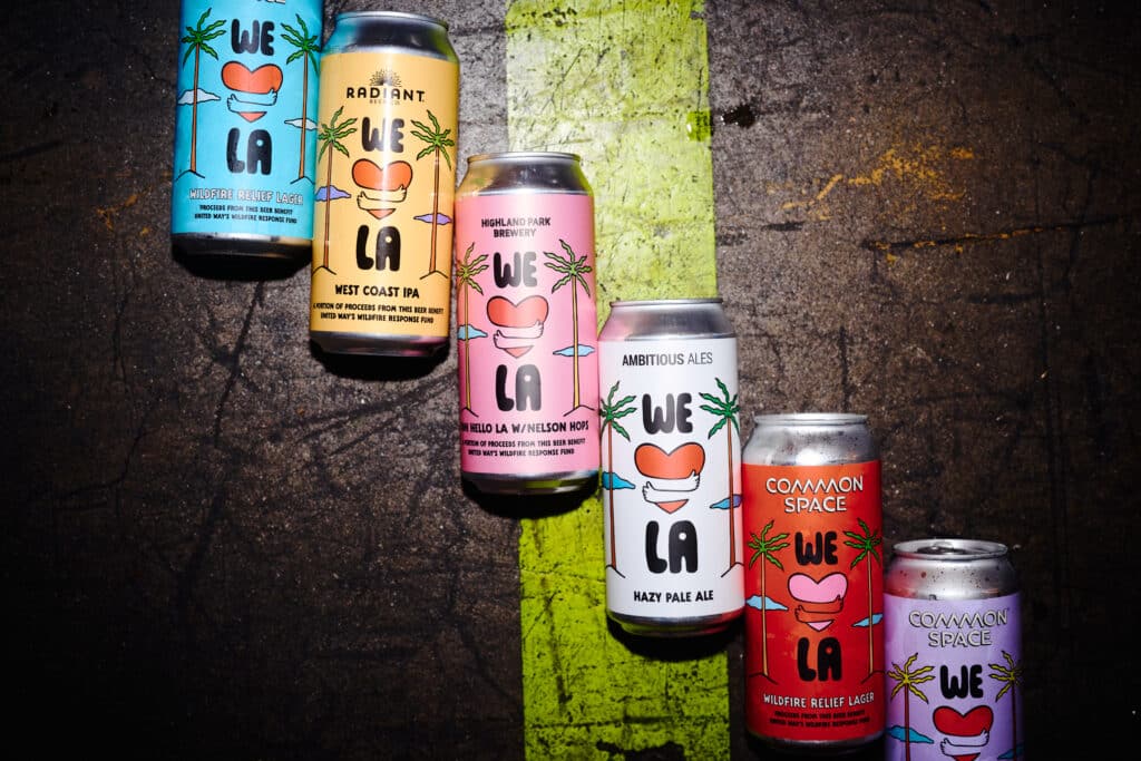 We love LA beer cans.