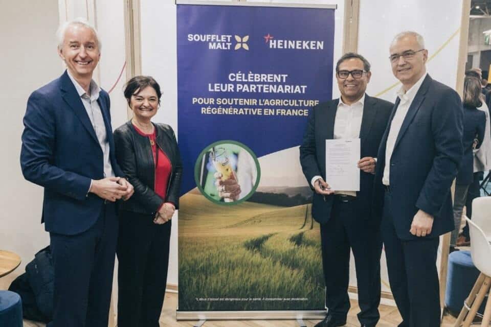 Soufflet Malt et HEINEKEN s’associent pour accélérer la transition vers